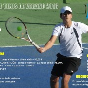 Escuela de tenis de verano 2016