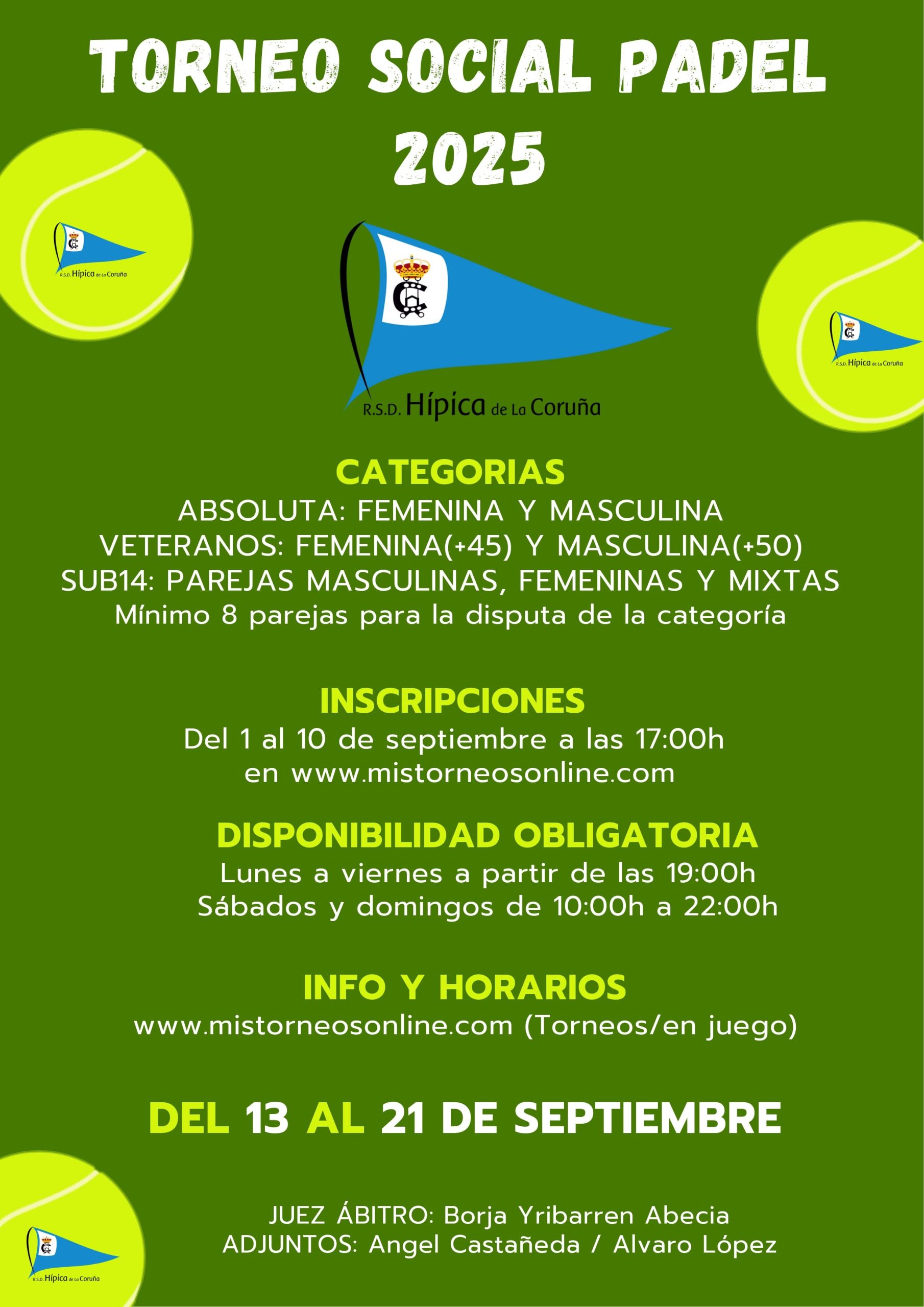 TORNEO SOCIAL PADEL 2025
